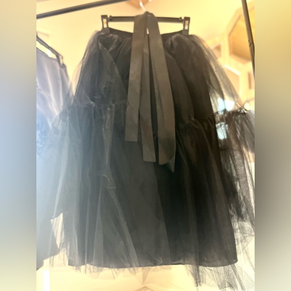 Elegant Black Tulle Skirt - Picture 4 of 7
